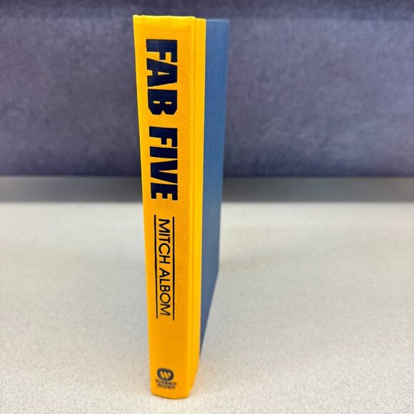 Fab Five Book by Mitch Albom Signed 1st Edition First Printing Hardcover 1993 - Picture 11 of 14